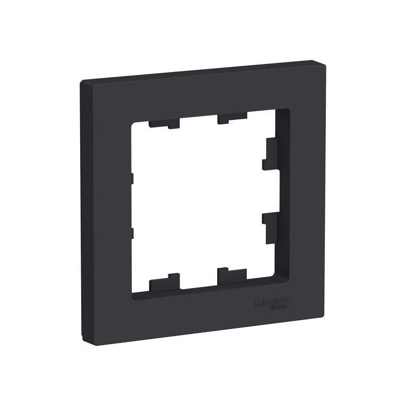 Рамка Schneider Electric Atlas Design ATN001001 карбон