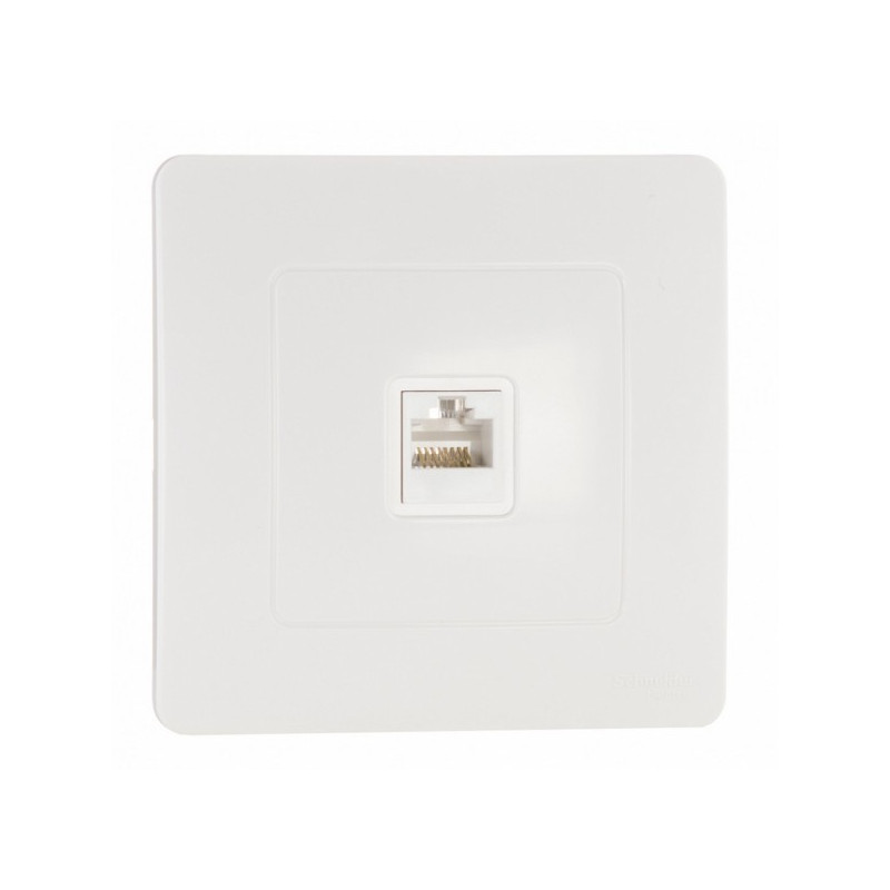 Розетка Schneider Electric Blanca BLNIS045001 белый вид спереди