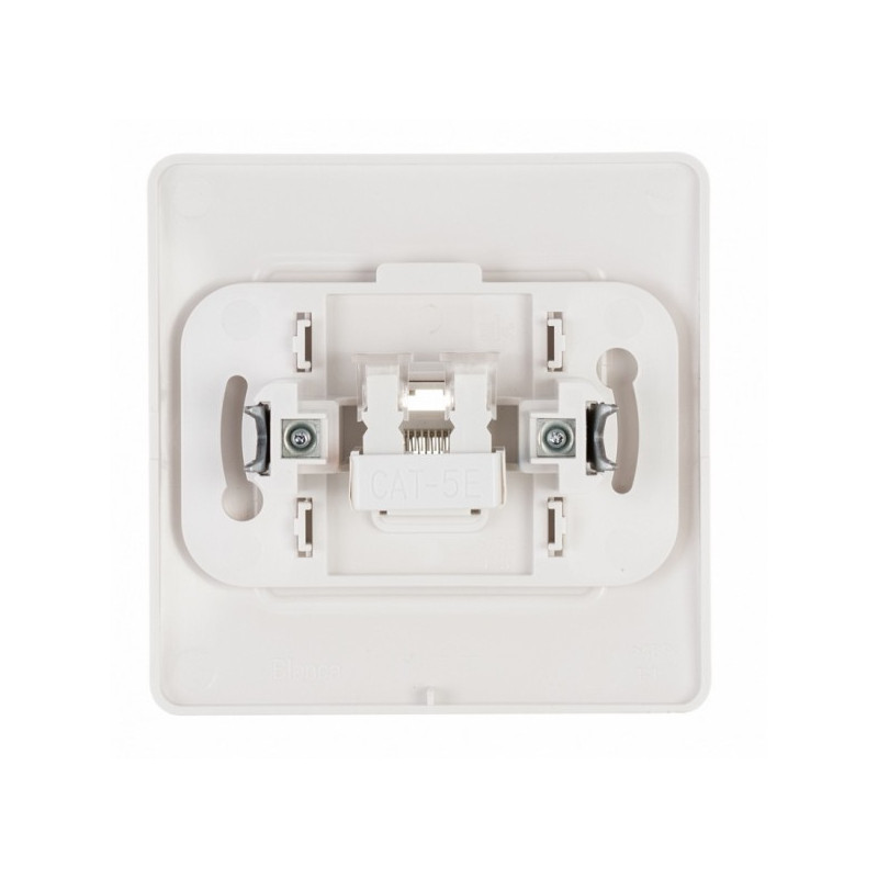 Розетка Schneider Electric Blanca BLNIS045001 белый вид сзади