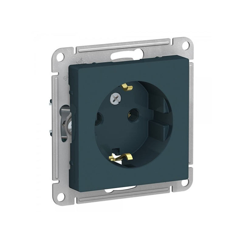 Розетка Schneider Electric Atlas Design ATN000843 изумруд