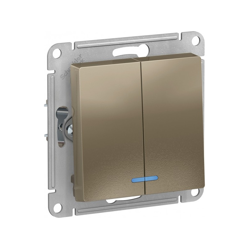 Выключатель Schneider Electric Atlas Design ATN000553 шампань