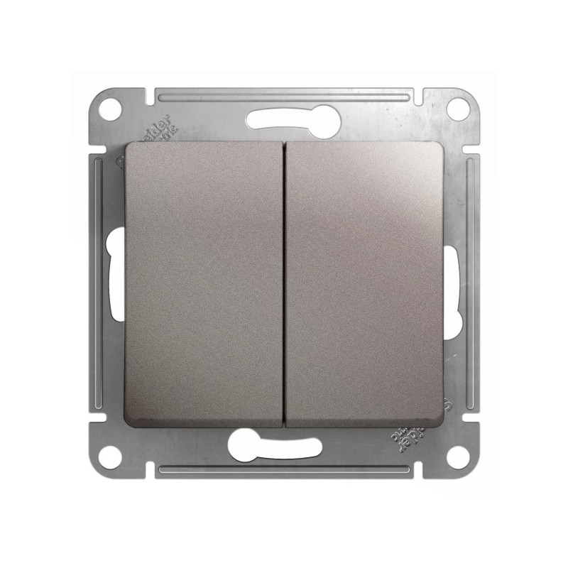 Выключатель Schneider Electric Glossa GSL001265 платиновый