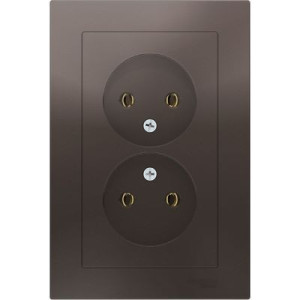 Розетка Schneider Electric Atlas Design ATN000620 мокко вид спереди