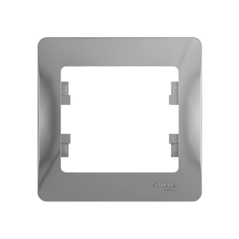 Рамка Schneider Electric Glossa GSL000301 алюминий