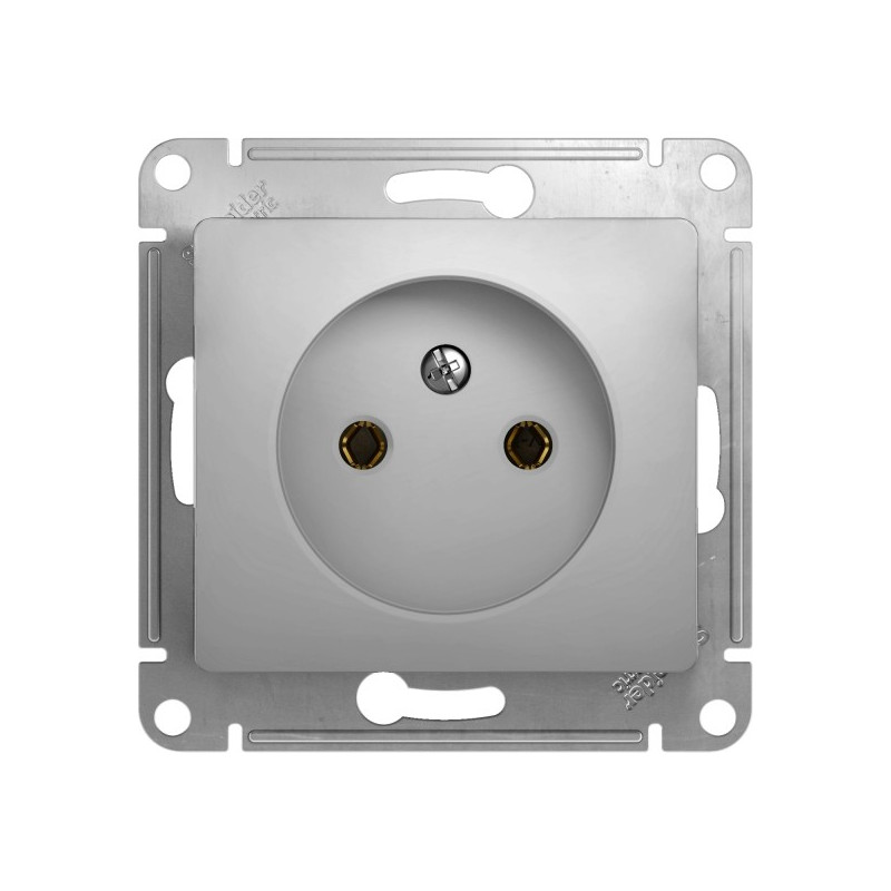 Розетка Schneider Electric Glossa GSL000341 алюминий