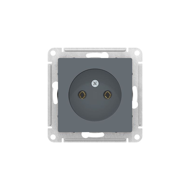 Розетка Schneider Electric Atlas Design ATN000741 грифель вид спереди