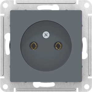 Розетка Schneider Electric Atlas Design ATN000741 грифель вид спереди