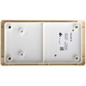 Выключатель с розеткой Schneider Electric Glossa GSL000276 бежевый