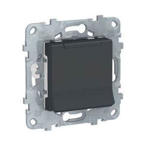Розетка Schneider Electric Unica New NU503754TA антрацит