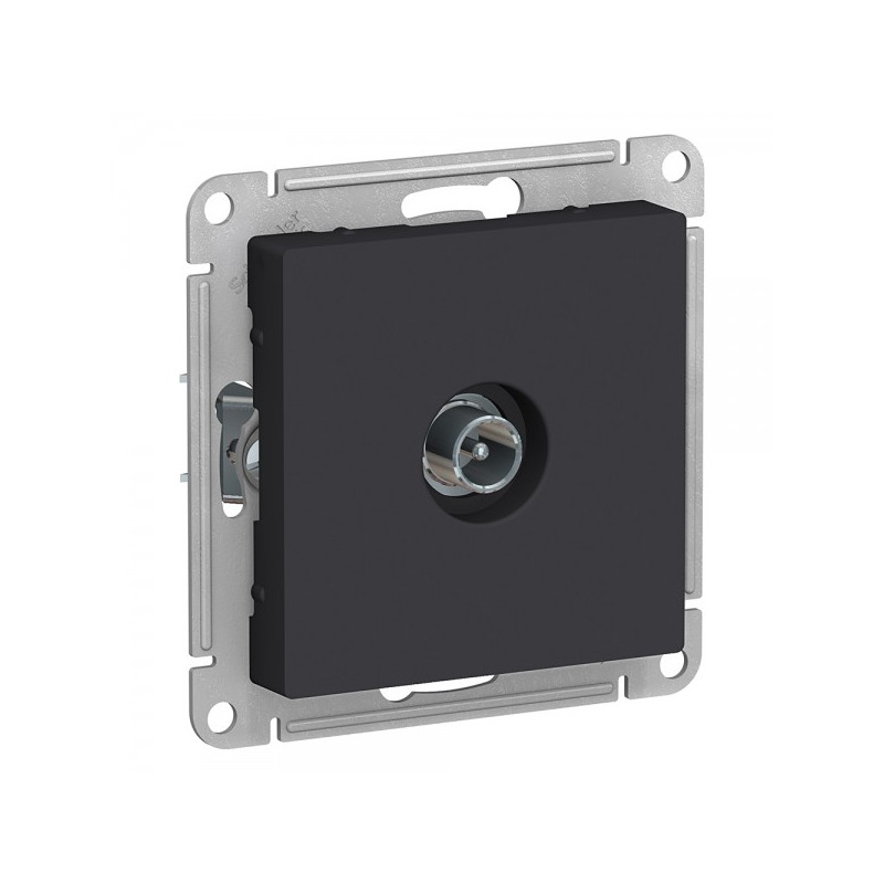 Розетка Schneider Electric Atlas Design ATN001091 карбон