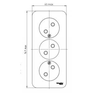 Розетка Schneider Electric Blanca BLNRA000311 белый схема