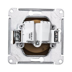 Розетка Schneider Electric Glossa GSL000541 дуб вид сзади
