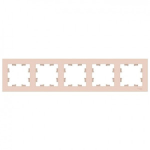 Рамка Schneider Electric Atlas Design ATN000205 бежевый вид спереди