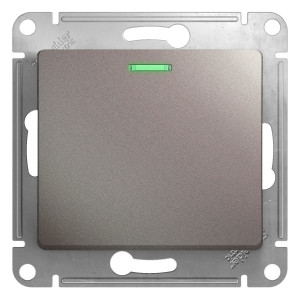 Выключатель Schneider Electric Glossa GSL001213 платина