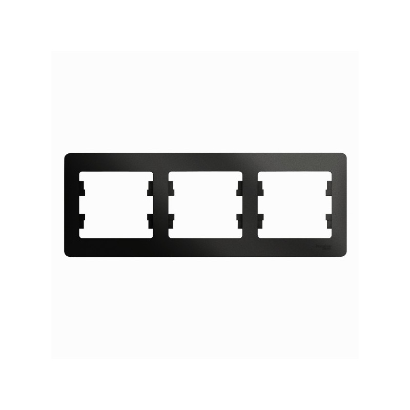 Рамка Schneider Electric Glossa GSL000703 антрацит