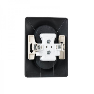 Розетка Schneider Electric Glossa GSL000720 антрацит вид сзади