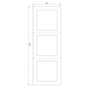 Рамка Schneider Electric Glossa GSL000807 шоколад схема