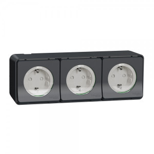 Розетка Schneider Electric Mureva Styl MUR36038 антрацит