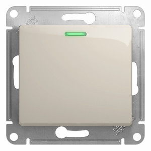 Выключатель Schneider Electric Glossa GSL000913 молочный