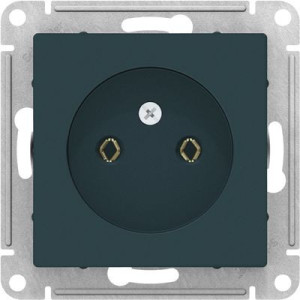 Розетка Schneider Electric AtlasDesign ATN000841 изумруд вид спереди