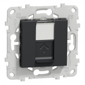 Розетка Schneider Electric Unica New NU541154 антрацит