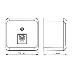 Розетка Schneider Electric Etud KOMA-001K кремовый схема