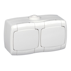Розетка Schneider Electric Rondo RA16-227B-BI белый
