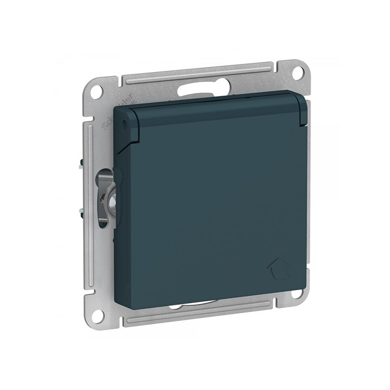Розетка Schneider Electric Atlas Design ATN000846 изумруд