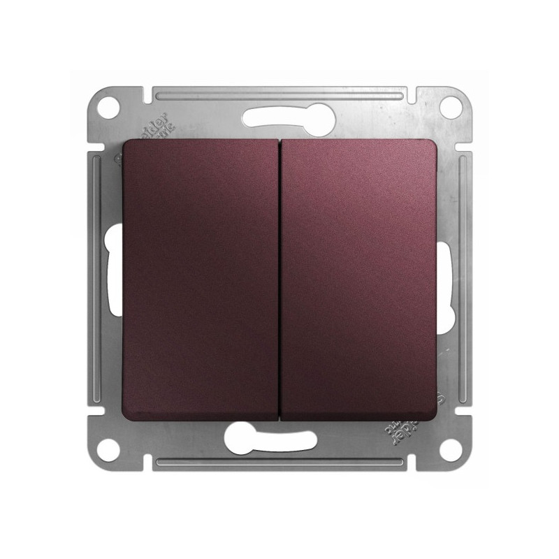 Выключатель Schneider Electric Glossa GSL001165 баклажановый