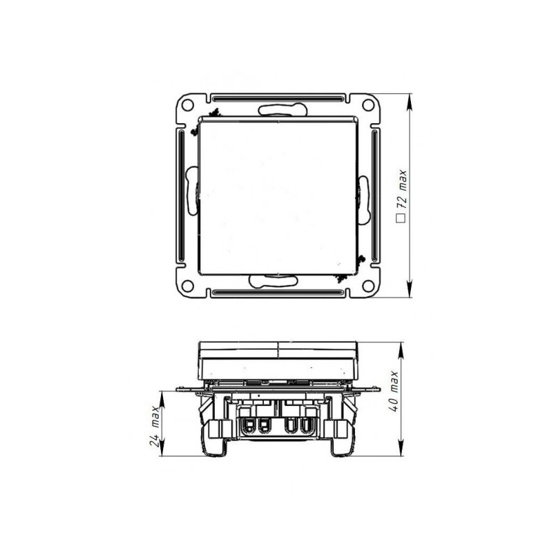 Схема выключателя Schneider Electric Atlas Design ATN000861 изумруд