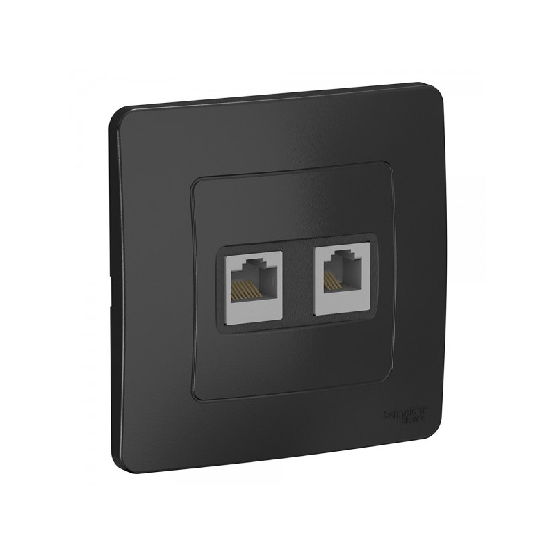 Розетка Schneider Electric Blanca BLNIS045116 антрацит