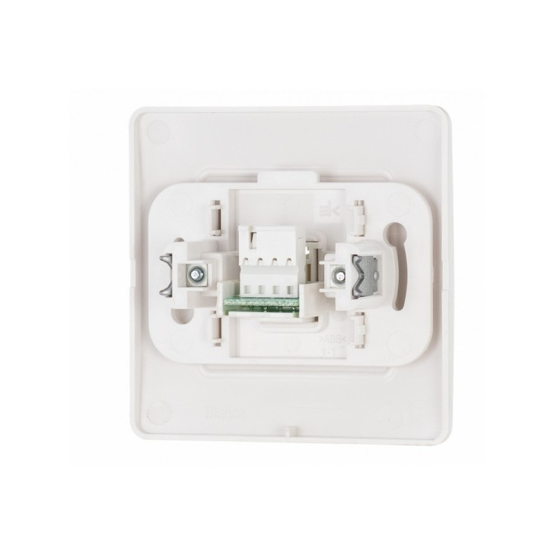 Розетка Schneider Electric Blanca BLNIS011001 белый вид сзади
