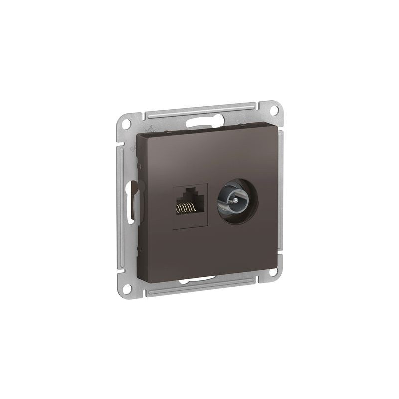 Розетка Schneider Electric Atlas Design ATN000689 мокко