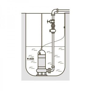 Фекальный насос Unipump Fekamax 45-17-4 схема