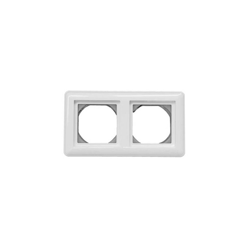 Рамка SSchneider Electric W59 Aqua KD-2B-18 белый вид спереди