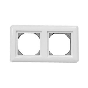 Рамка SSchneider Electric W59 Aqua KD-2B-18 белый вид спереди