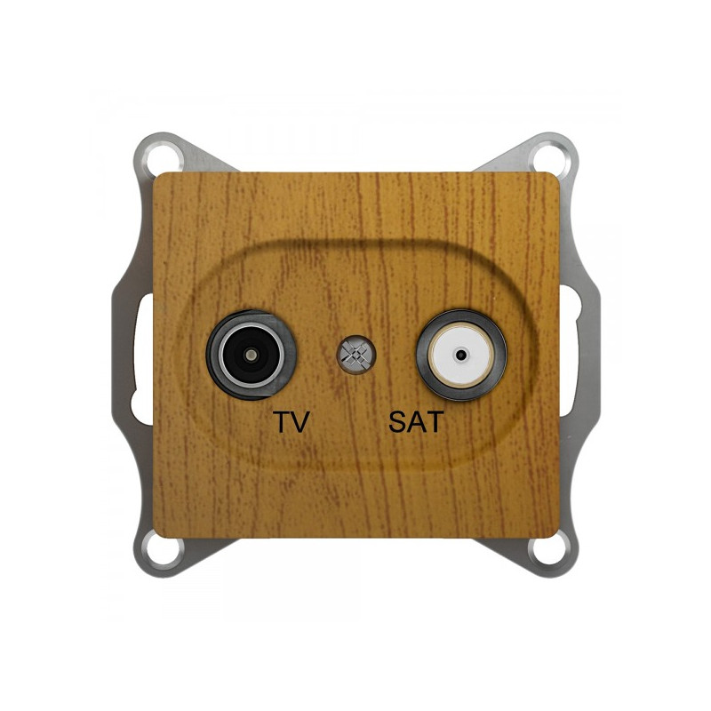 Розетка Schneider Electric Glossa GSL000597 дуб