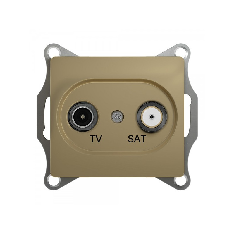 Розетка Schneider Electric Glossa GSL000497 титан