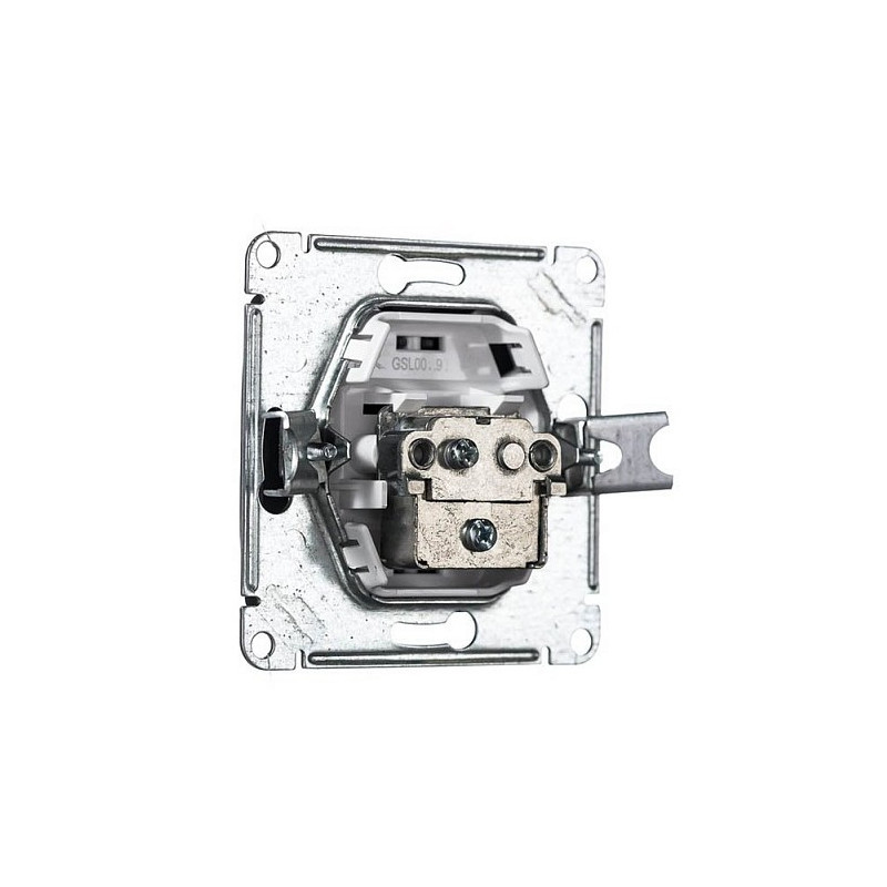 Розетка Schneider Electric Glossa GSL000791 антрацит вид сзади