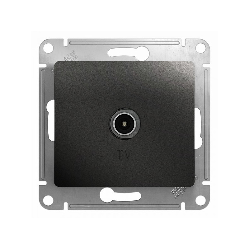 Розетка Schneider Electric Glossa GSL000791 антрацит