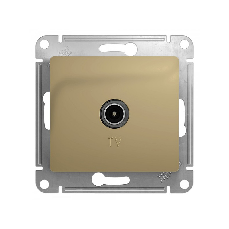 Розетка Schneider Electric Glossa GSL000491 титан