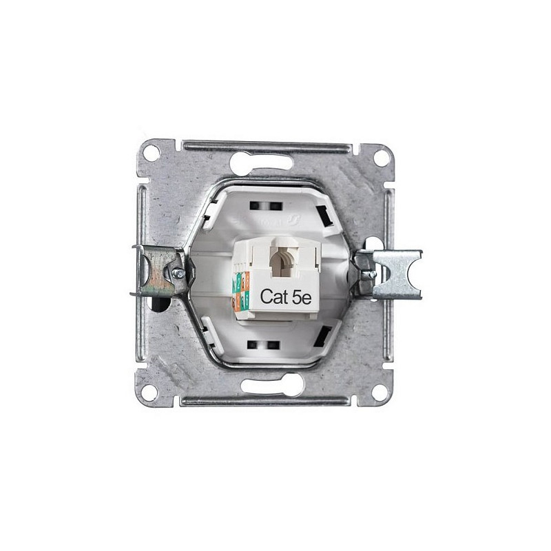 Розетка Schneider Electric Glossa GSL000881K шоколад вид с