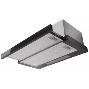 Вытяжка Exiteq EX-1076 Black Glass с телескопическим механизмом