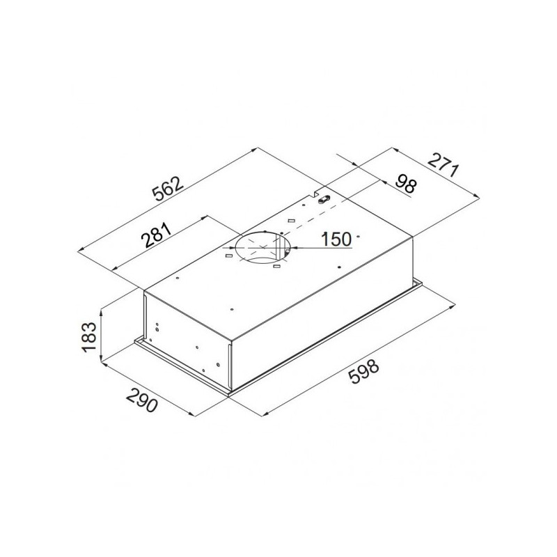 Вытяжка Maunfeld Crosby Rocky 60 White схема