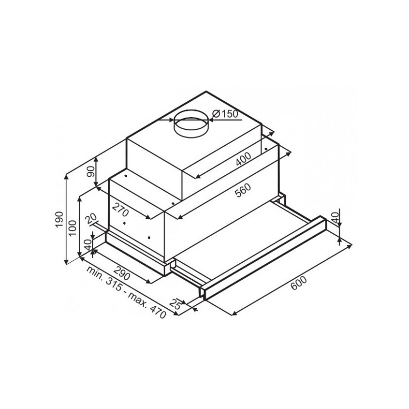 Вытяжка Maunfeld Galaxy 60 White