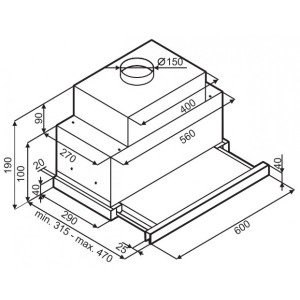Вытяжка Maunfeld Galaxy 60 White