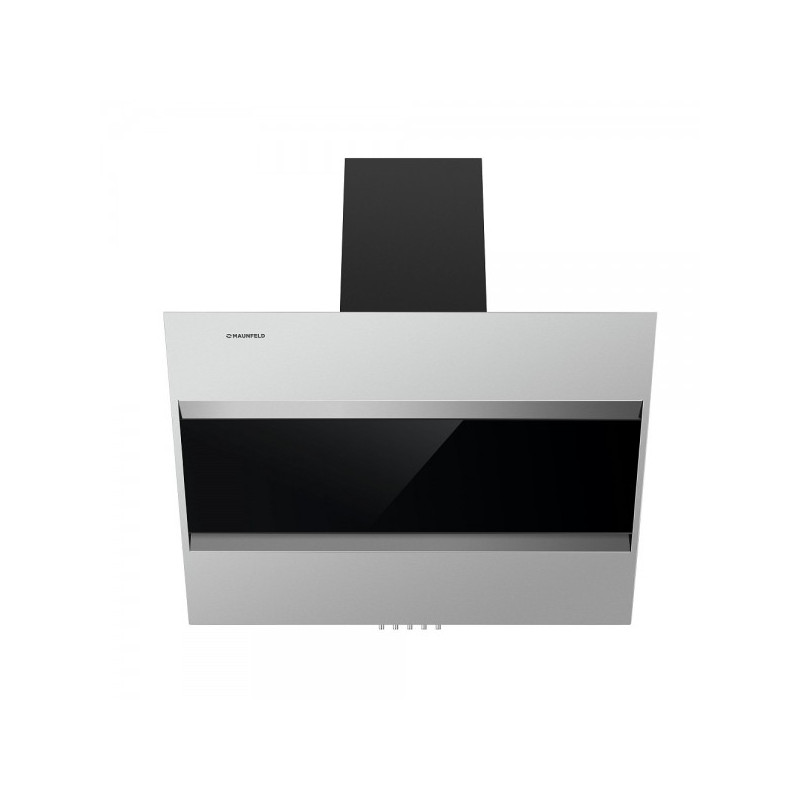 Вытяжка Maunfeld Bridge 60 Inox/Black Glass вид прямо