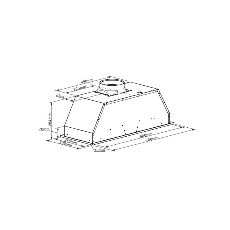 Вытяжка Maunfeld Crosby Light 70 Inox схема