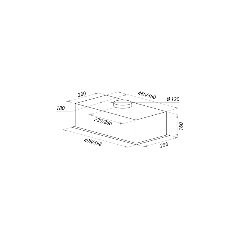 Вытяжка Maunfeld Crosby Light C 60 Inox схема