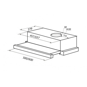 Вытяжка Maunfeld VS Light 60 White схема